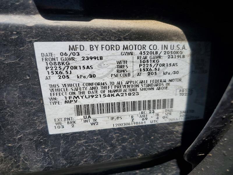 Продаж на аукціоні авто 2004 Ford Escape, vin: 1FMYU92154KA21823, номер лоту: 55560616