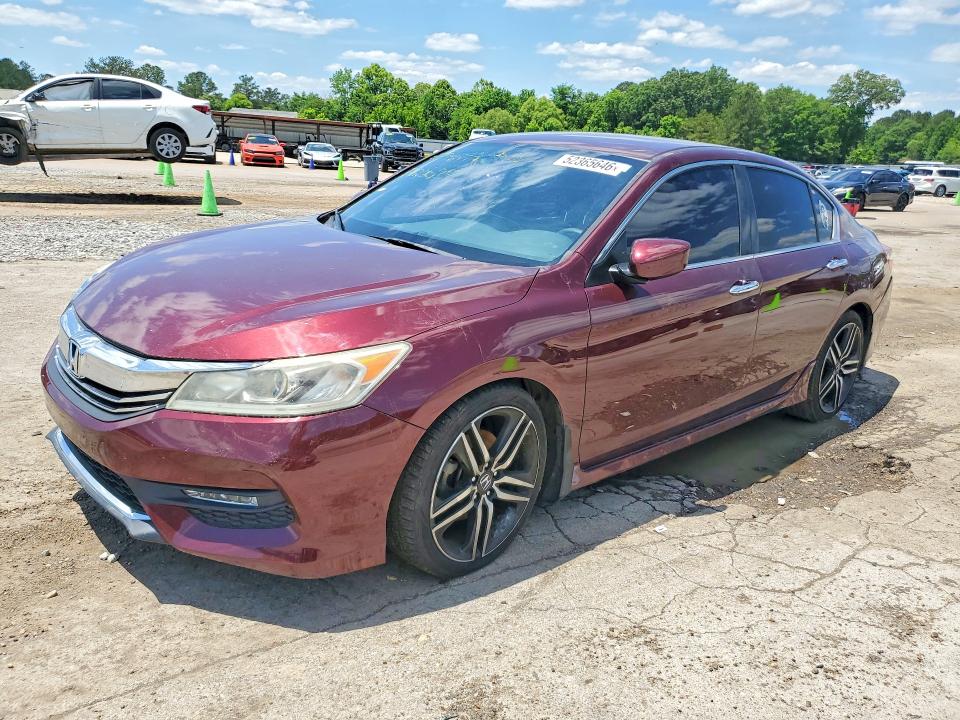 52365646 :رقم المزاد ، 1HGCR2F53HA226414 vin ، 2017 Honda Accord مزاد بيع
