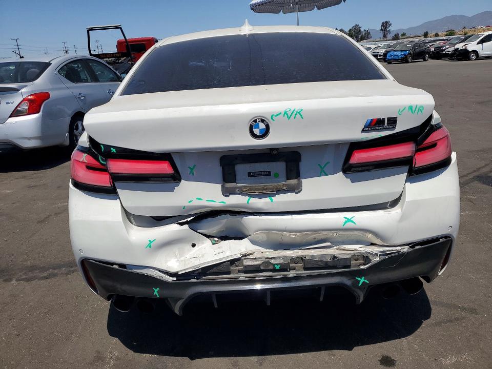54163386 :رقم المزاد ، WBS83CH00MCF82410 vin ، 2021 Bmw M5 مزاد بيع