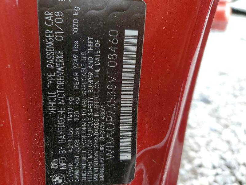 Продаж на аукціоні авто 2008 Bmw 128, vin: WBAUP73538VF08460, номер лоту: 54720316