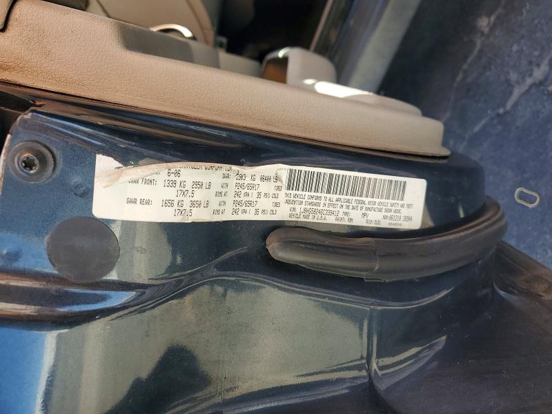 52872836 :رقم المزاد ، 1J8HG58246C339412 vin ، 2006 Jeep Commander مزاد بيع
