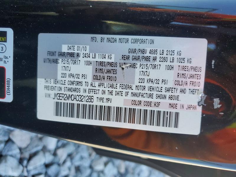 Aukcja sprzedaży 2010 Mazda Cx-7, vin: JM3ER2WM0A0321286, numer aukcji: 53223126