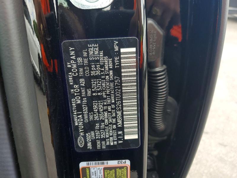 Продажа на аукционе авто 2026 Hyundai Palisade, vin: KM8RMES26TU021757, номер лота: 55614076