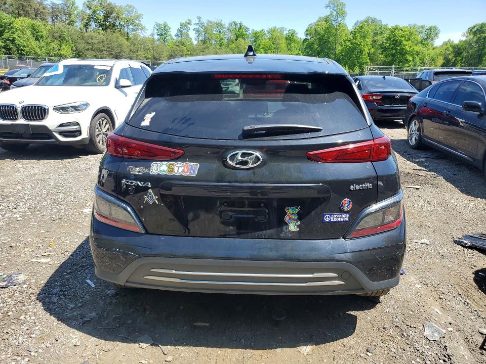 51797036 :رقم المزاد ، KM8K33AG7NU147585 vin ، 2022 Hyundai Kona مزاد بيع