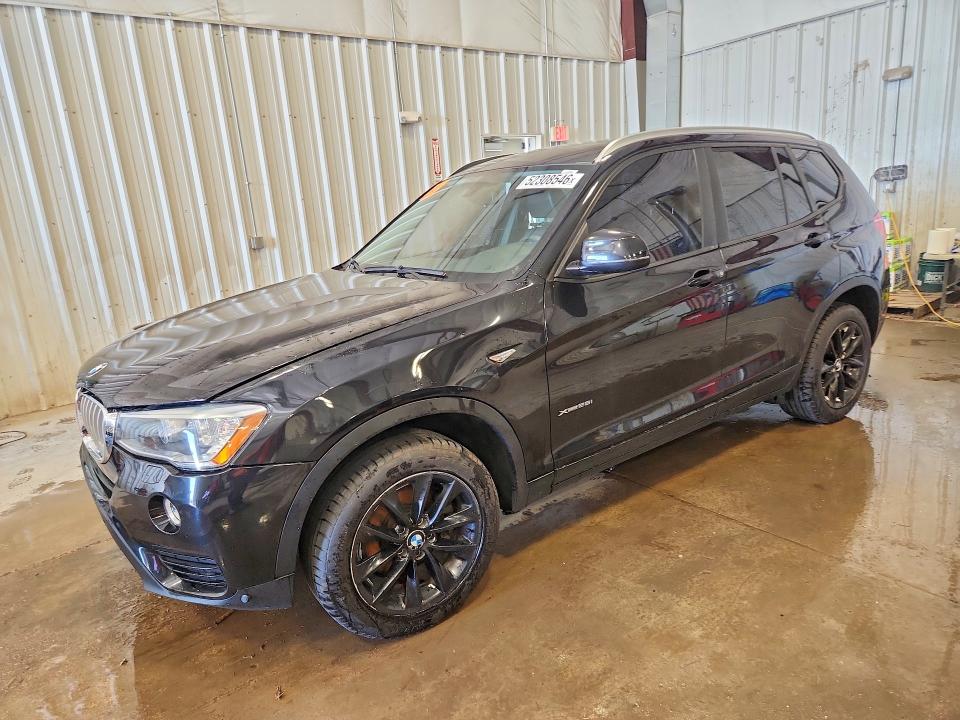 2016 Bmw X3 მანქანა იყიდება აუქციონზე, vin: 5UXWX9C56G0D91328, აუქციონის ნომერი: 52308546
