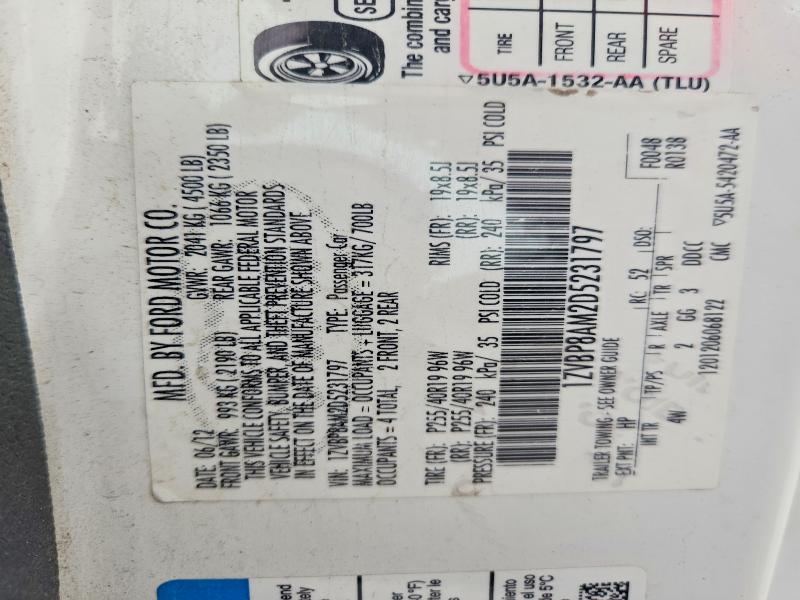 Продаж на аукціоні авто 2013 Ford Mustang, vin: 1ZVBP8AM2D5231797, номер лоту: 53961566