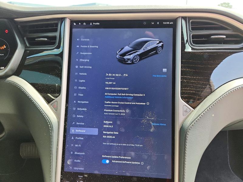 2019 Tesla Model S მანქანა იყიდება აუქციონზე, vin: 5YJSA1E20KF331817, აუქციონის ნომერი: 52554696