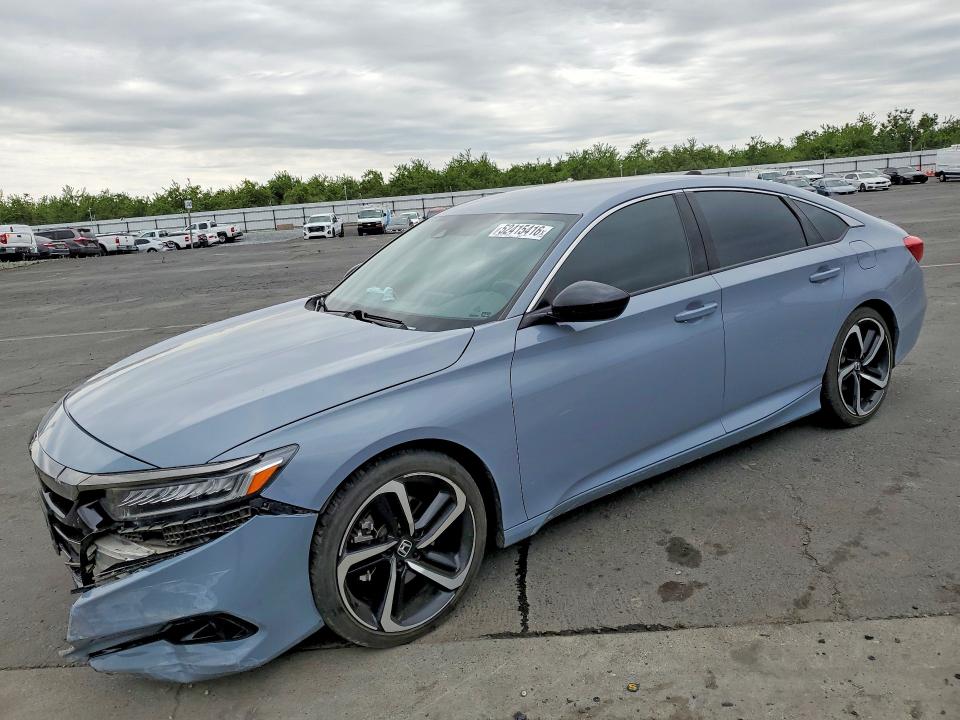 52415416 :رقم المزاد ، 1HGCV1F39MA010615 vin ، 2021 Honda Accord مزاد بيع