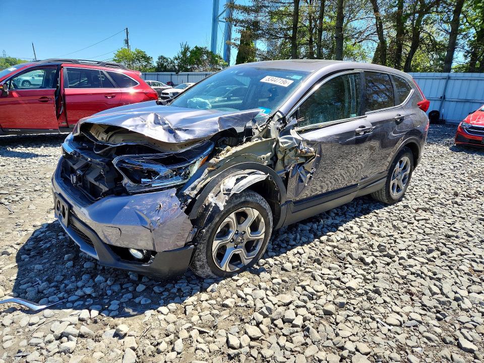 Auction sale of the 2019 Honda Cr-v, vin: 2HKRW2H51KH677372, lot number: 53447196