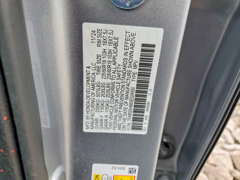 Продаж на аукціоні авто 2025 Honda Cr-v, vin: 7FARS5H88SE024550, номер лоту: 53624706