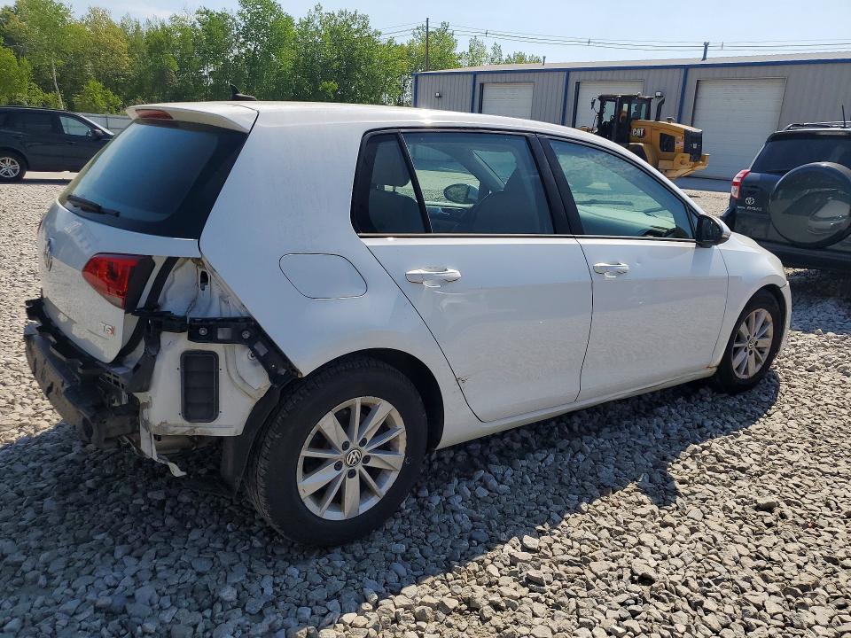 53787666 :رقم المزاد ، 3VW217AU7FM035220 vin ، 2015 Volkswagen Golf مزاد بيع