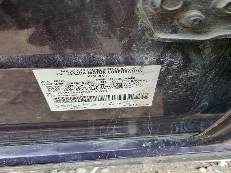 Продаж на аукціоні авто 2010 Mazda 6, vin: 1YVHZ8BH3A5M53571, номер лоту: 52861866