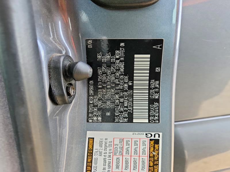 Aukcja sprzedaży 2006 Lexus Gx, vin: JTJBT20X160111350, numer aukcji: 55246026
