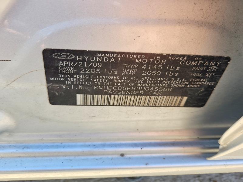 54825846 :رقم المزاد ، KMHDC86E89U045568 vin ، 2009 Hyundai Elantra مزاد بيع