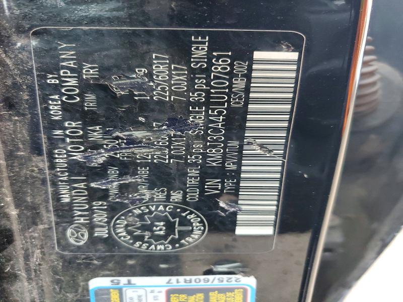 Продаж на аукціоні авто 2020 Hyundai Tucson, vin: KM8J3CA45LU107861, номер лоту: 53258556