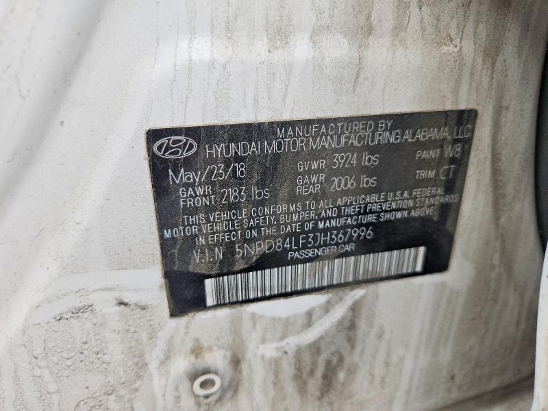 Продажа на аукционе авто 2018 Hyundai Elantra, vin: 5NPD84LF3JH367996, номер лота: 53561256