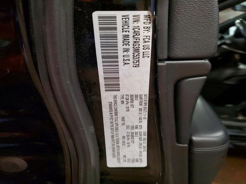 Aukcja sprzedaży 2021 Jeep Grand Cherokee, vin: 1C4RJFAG3MC537579, numer aukcji: 53109666