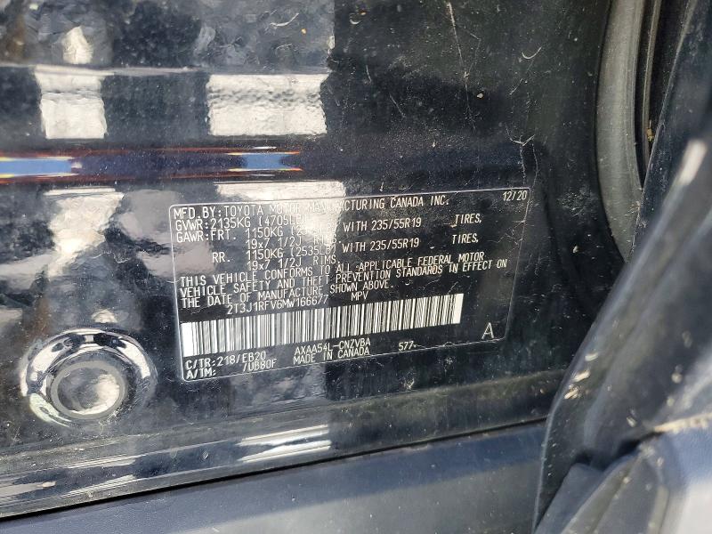 52271526 :رقم المزاد ، 2T3J1RFV6MW166677 vin ، 2021 Toyota Rav4 مزاد بيع