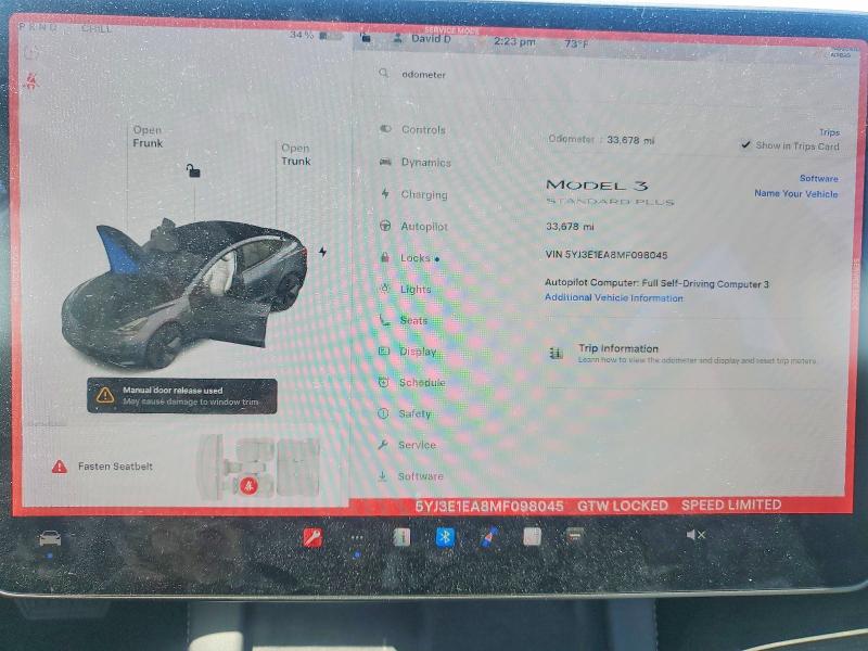 Aukcja sprzedaży 2021 Tesla Model 3, vin: 5YJ3E1EA8MF098045, numer aukcji: 52195796