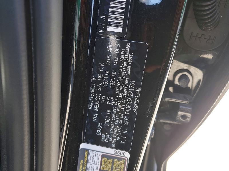 Продажа на аукционе авто 2025 Kia K4, vin: 3KPFT4DEXSE221761, номер лота: 52555866