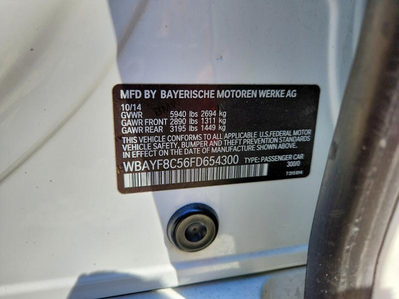 Продаж на аукціоні авто 2015 Bmw 750, vin: WBAYF8C56FD654300, номер лоту: 51972576