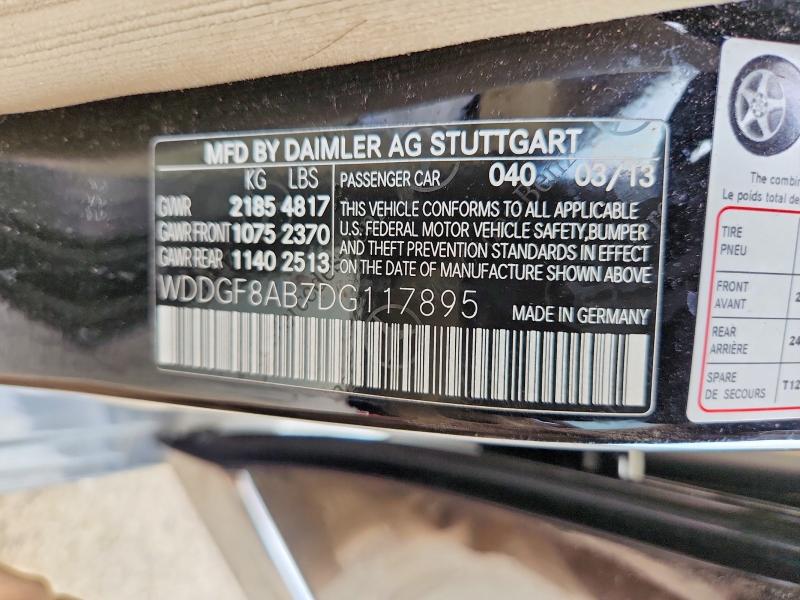 Продажа на аукционе авто 2013 Mercedes-benz C, vin: WDDGF8AB7DG117895, номер лота: 53134496