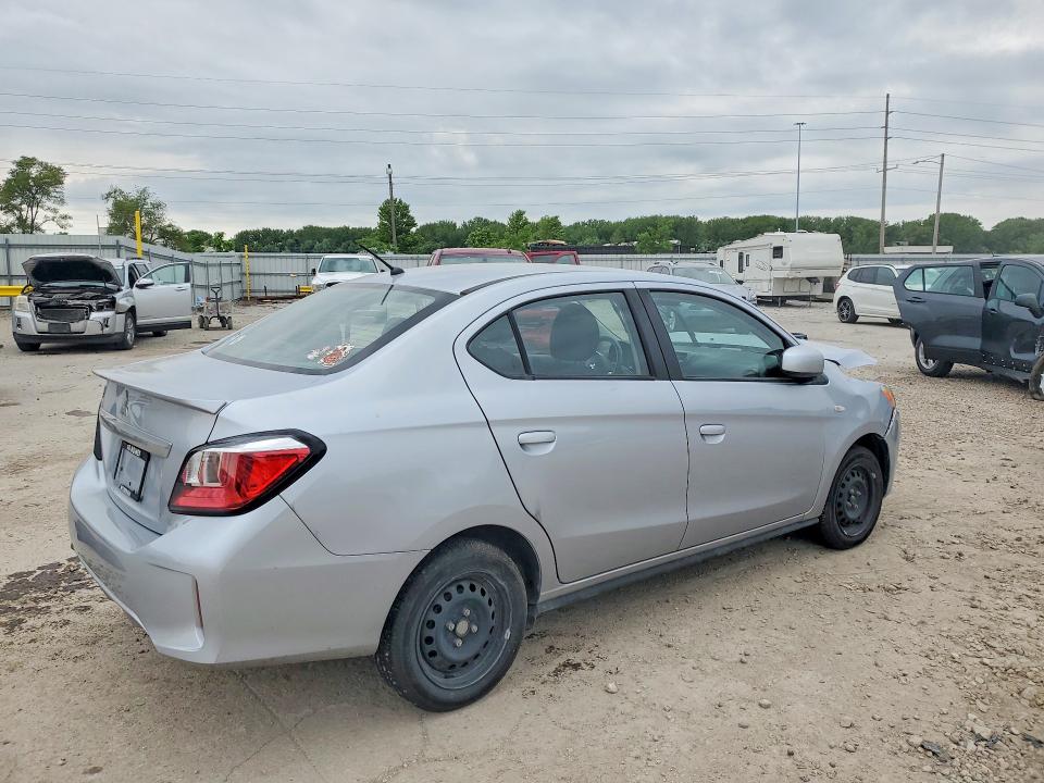 54022296 :رقم المزاد ، ML32FUFJ9NHF02857 vin ، 2022 Mitsubishi Mirage مزاد بيع