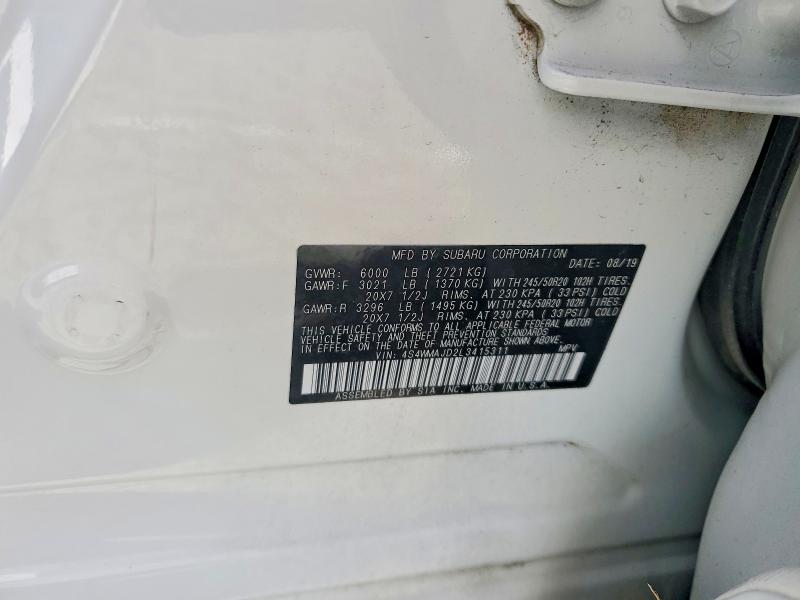 Продажа на аукционе авто 2020 Subaru Ascent, vin: 4S4WMAJD2L3415311, номер лота: 53397526