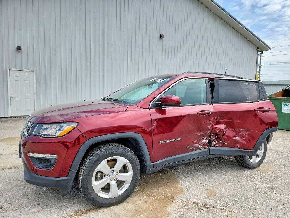 Продажа на аукционе авто 2021 Jeep Compass, vin: 3C4NJDBB9MT555126, номер лота: 54660296
