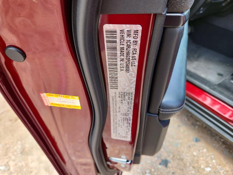Aukcja sprzedaży 2023 Jeep Grand Cherokee, vin: 1C4RJHAG3PC548887, numer aukcji: 54858636