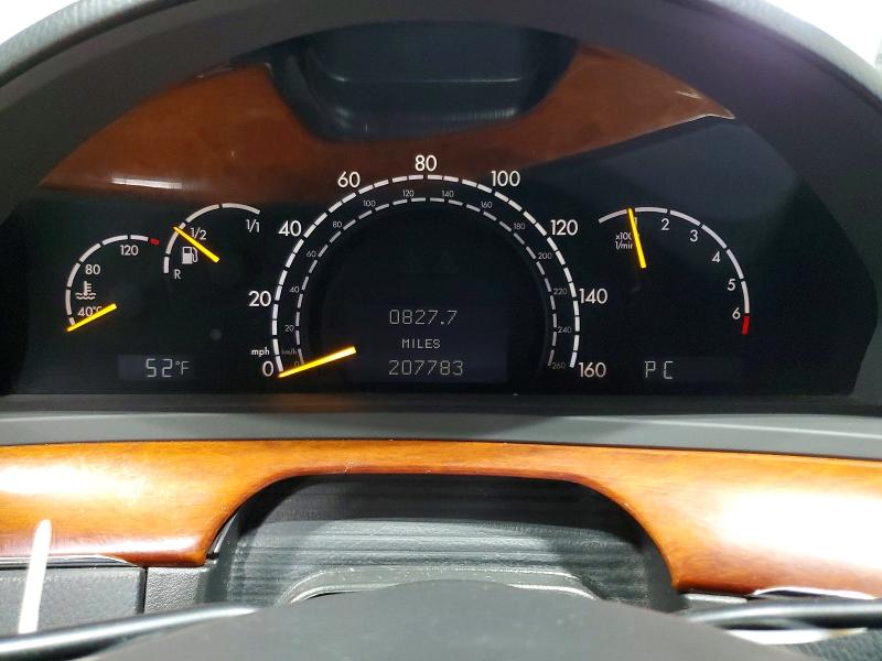 52718086 :رقم المزاد ، WDBNG70J13A330102 vin ، 2003 Mercedes-benz S مزاد بيع