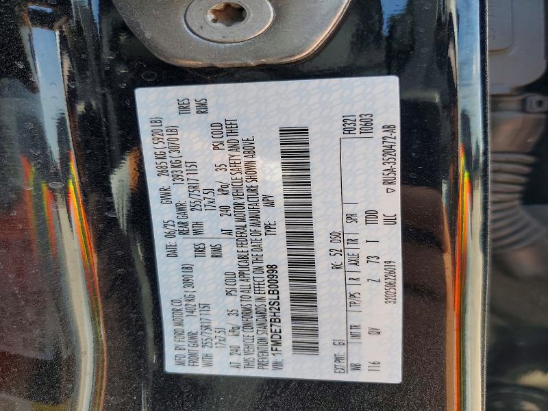 Продаж на аукціоні авто 2025 Ford Bronco, vin: 1FMDE7BH2SLB00998, номер лоту: 53883236