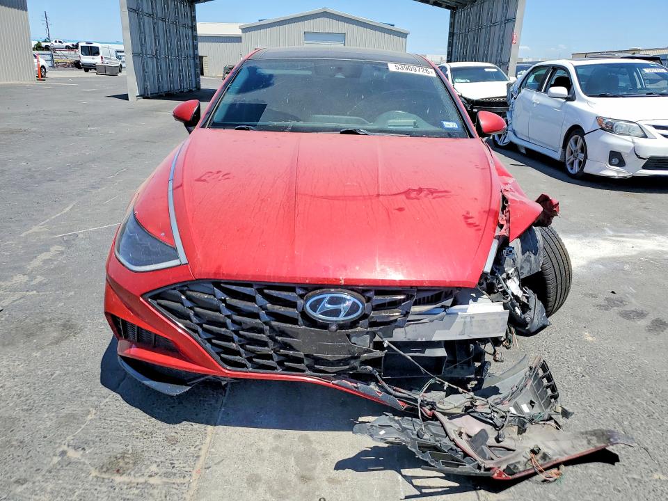 53909726 :رقم المزاد ، 5NPEH4J28MH064740 vin ، 2021 Hyundai Sonata مزاد بيع