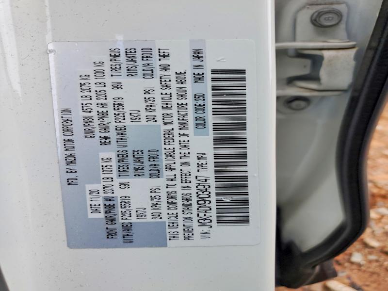 Продаж на аукціоні авто 2021 Mazda Cx-5, vin: JM3KFADM9M0349147, номер лоту: 54592696