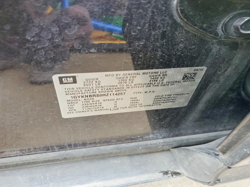 Продажа на аукционе авто 2017 Cadillac Xt5, vin: 1GYKNBRS8HZ114257, номер лота: 54609756