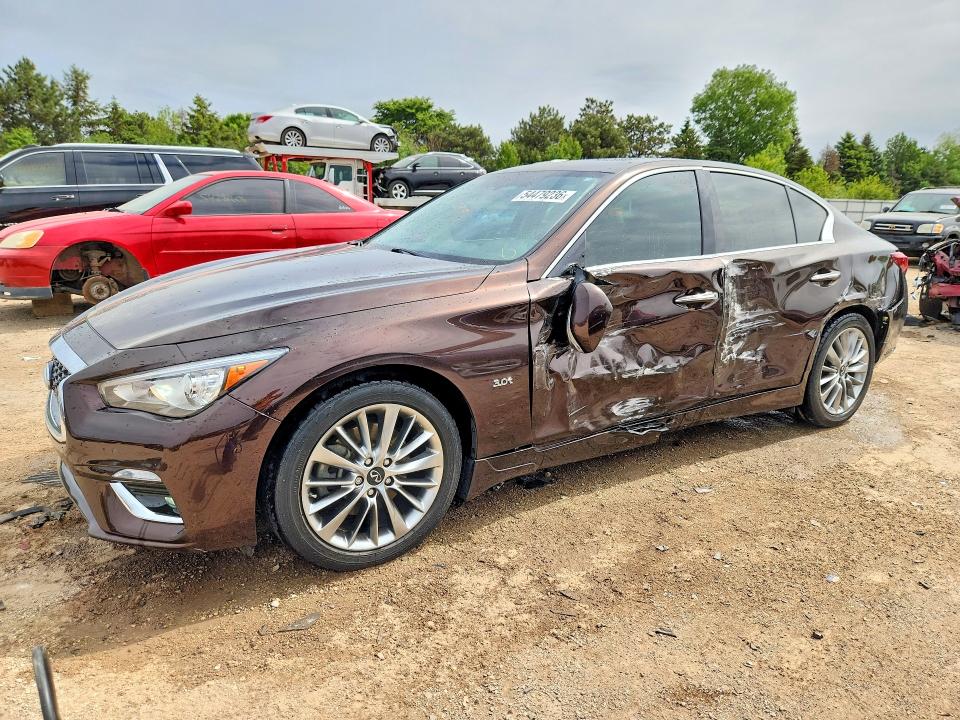 2020 Infiniti Q50 მანქანა იყიდება აუქციონზე, vin: JN1EV7AR8LM252396, აუქციონის ნომერი: 54479236