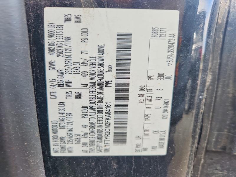 Aukcja sprzedaży 2015 Ford Transit, vin: 1FTYR2CM2FKA84161, numer aukcji: 50273736
