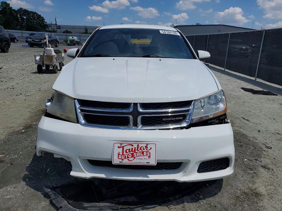 Aukcja sprzedaży 2012 Dodge Avenger, vin: 1C3CDZCB7CN185338, numer aukcji: 54160106