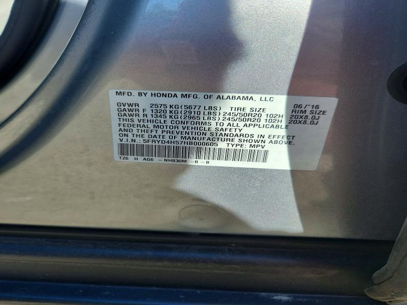 Aukcja sprzedaży 2017 Acura Mdx, vin: 5FRYD4H57HB000605, numer aukcji: 51774616