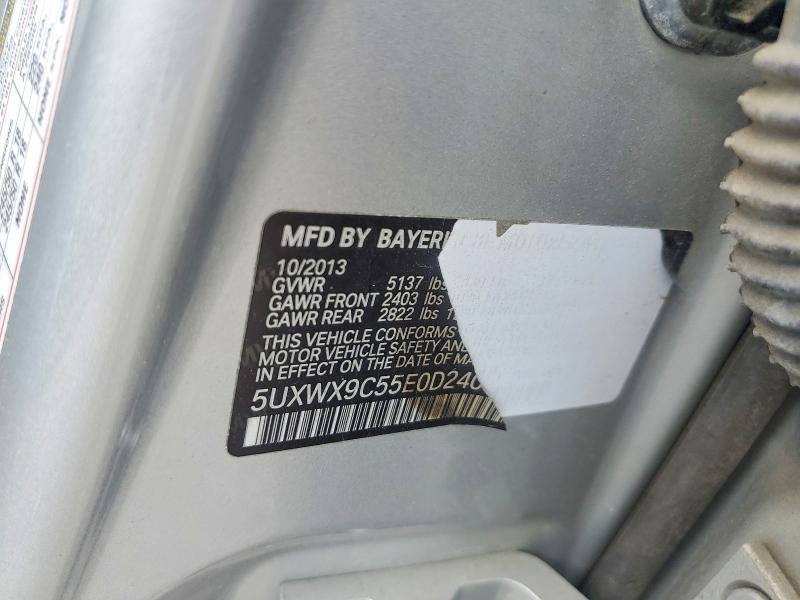 52601876 :رقم المزاد ، 5UXWX9C55E0D24085 vin ، 2014 Bmw X3 مزاد بيع