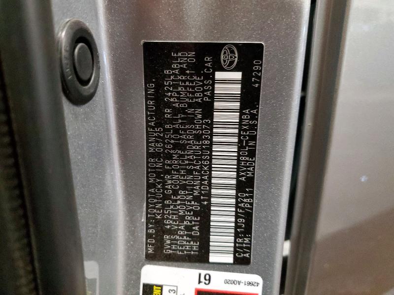 Aukcja sprzedaży 2025 Toyota Camry, vin: 4T1DAACK6SU183073, numer aukcji: 52902426