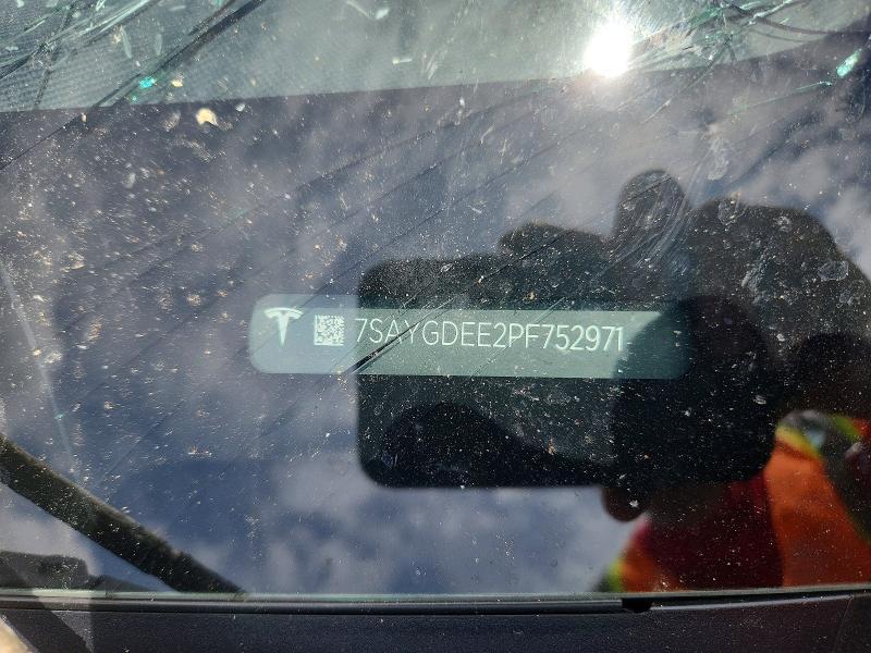 Продажа на аукционе авто 2023 Tesla Model Y, vin: 7SAYGDEE2PF752971, номер лота: 55269356