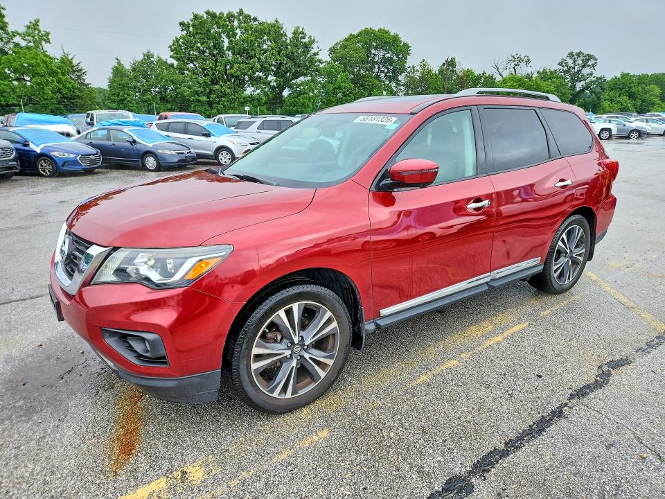 55161326 :رقم المزاد ، 5N1DR2MM0HC912083 vin ، 2017 Nissan Pathfinder مزاد بيع