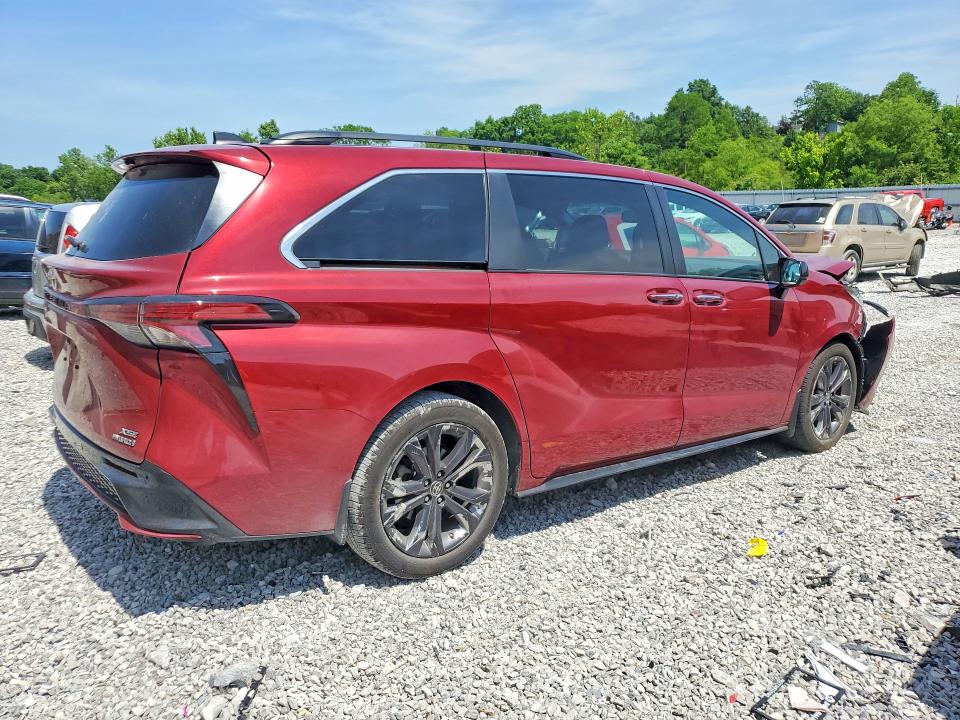 2022 Toyota Sienna მანქანა იყიდება აუქციონზე, vin: 5TDXRKEC1NS132658, აუქციონის ნომერი: 55579206