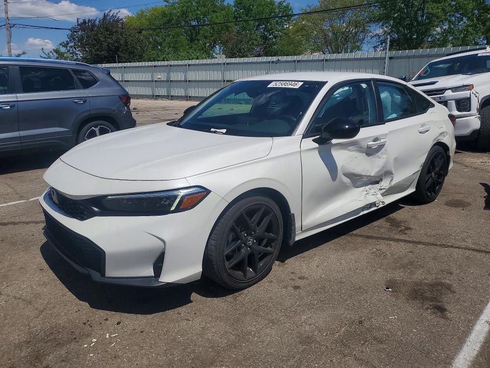 2025 Honda Civic მანქანა იყიდება აუქციონზე, vin: 2HGFE2F56SH570028, აუქციონის ნომერი: 52586946
