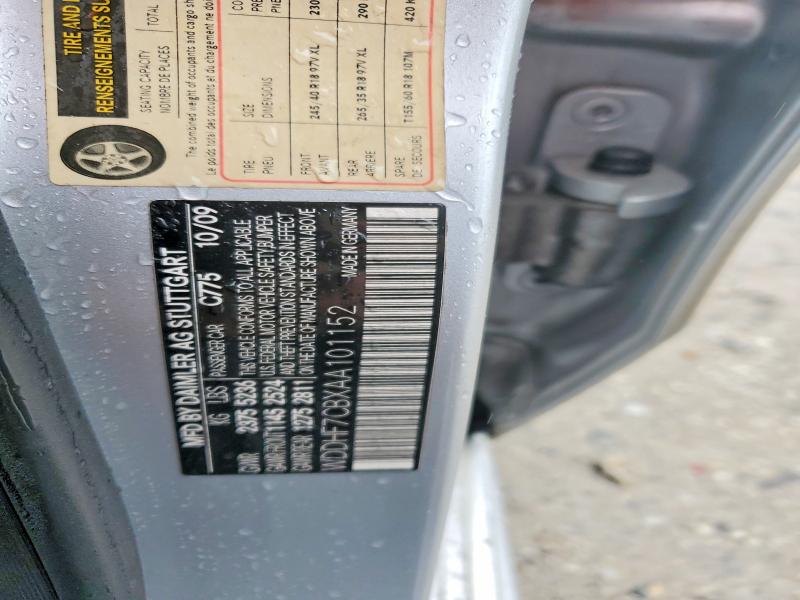 Aukcja sprzedaży 2010 Mercedes-benz E, vin: WDDHF7CBXAA101152, numer aukcji: 52734786