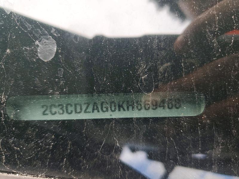 Aukcja sprzedaży 2019 Dodge Challenger, vin: 2C3CDZAG0KH669468, numer aukcji: 54244496