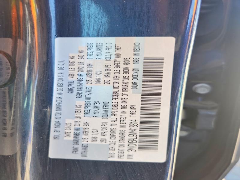53629646 :رقم المزاد ، 3MVDMBAL9NM418814 vin ، 2022 Mazda Cx-30 مزاد بيع