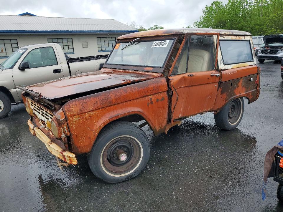 Aukcja sprzedaży 1972 Ford Bronco, vin: U15GLN07658, numer aukcji: 54643456