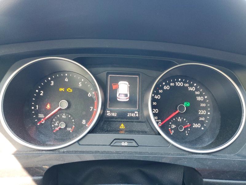 52542726 :رقم المزاد ، 3VV2B7AX5KM169326 vin ، 2019 Volkswagen Tiguan مزاد بيع